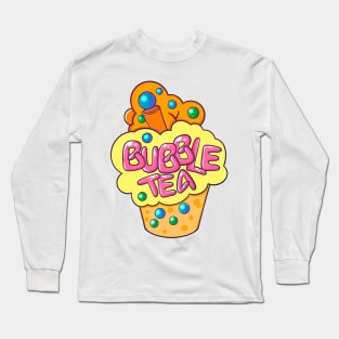 Bubble Boba Bobble Tea Long Sleeve T-Shirt